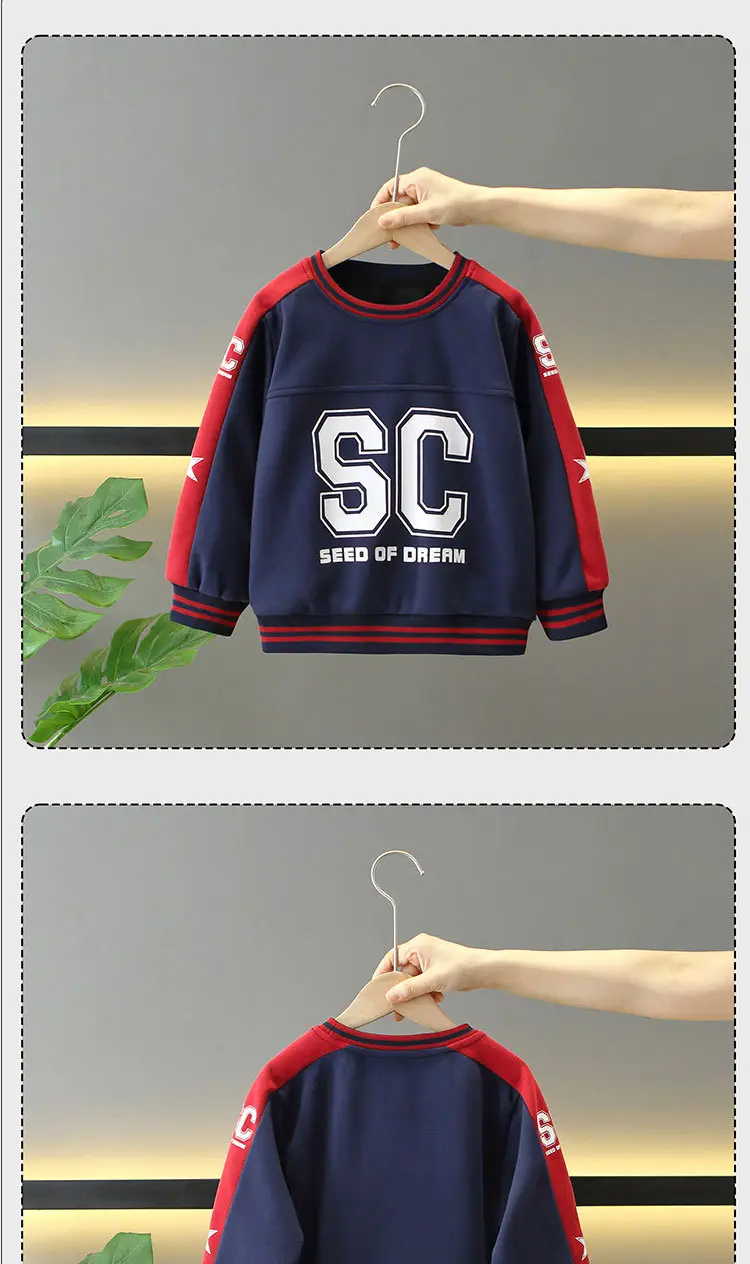 Boys' Blue SC Printed Sweatshirt 2025 — feature 8
