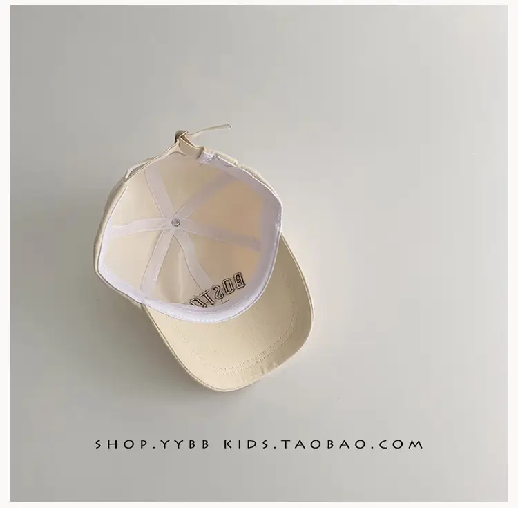 Boston 1980s Kids Baseball Cap Black — feature 6