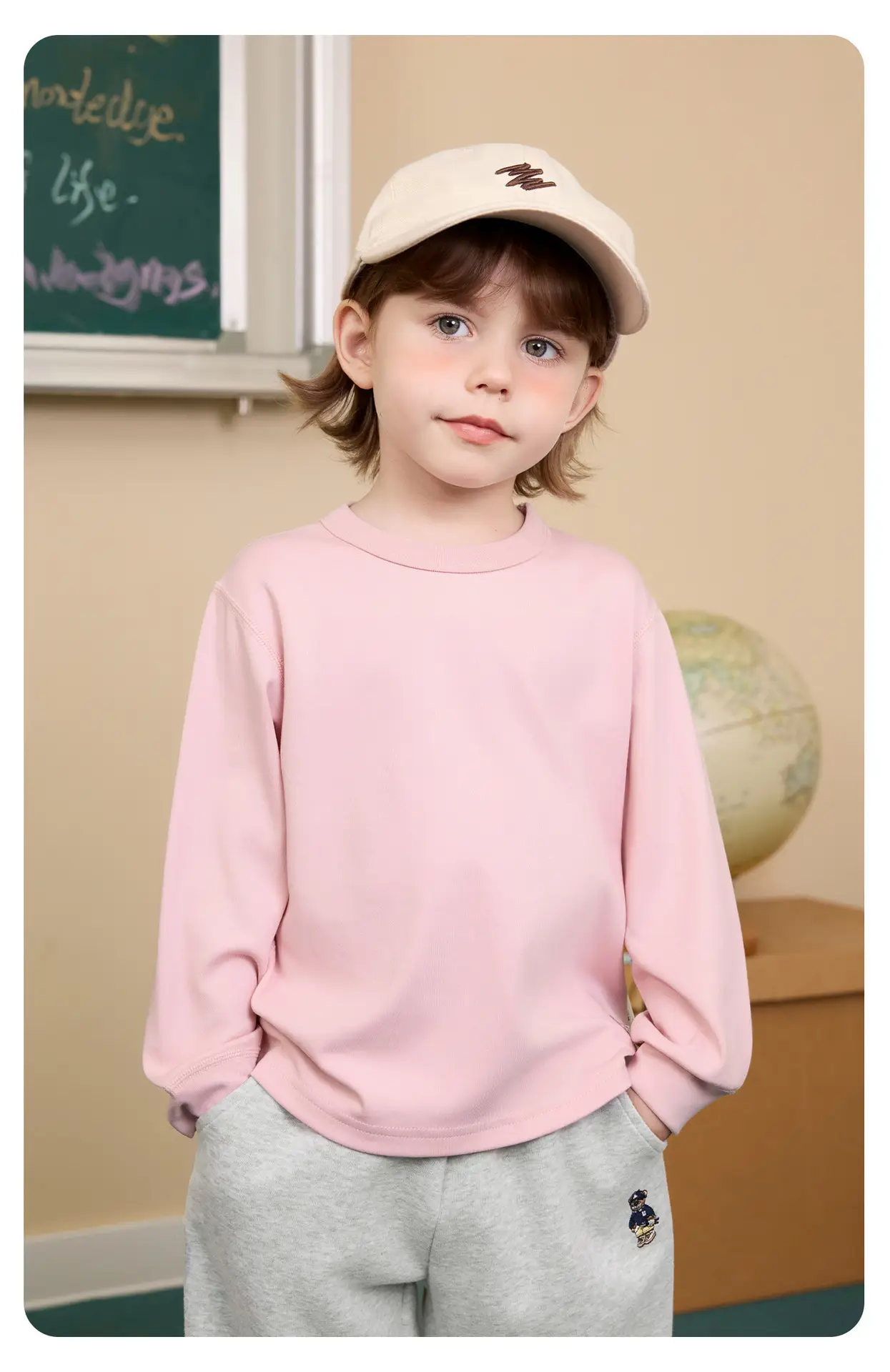 Right Euro Boys Long Sleeve T-Shirt Pink 2025 — feature 21