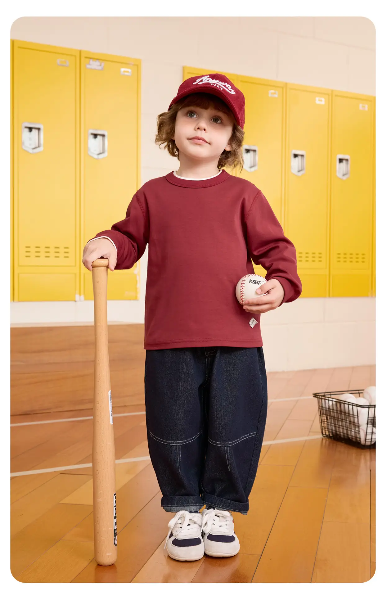 Right Euro Boys Long Sleeve T-Shirt Pink 2025 — feature 28