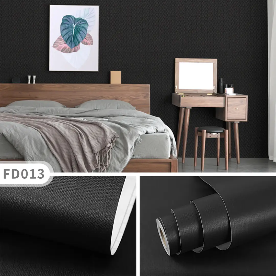 Aluminum Foil Base Solid Color Wallpaper Self-Adhesive Rental House Macaron Off-White Wallpaper Tv Background Wall Cloth Cabinet Sticker