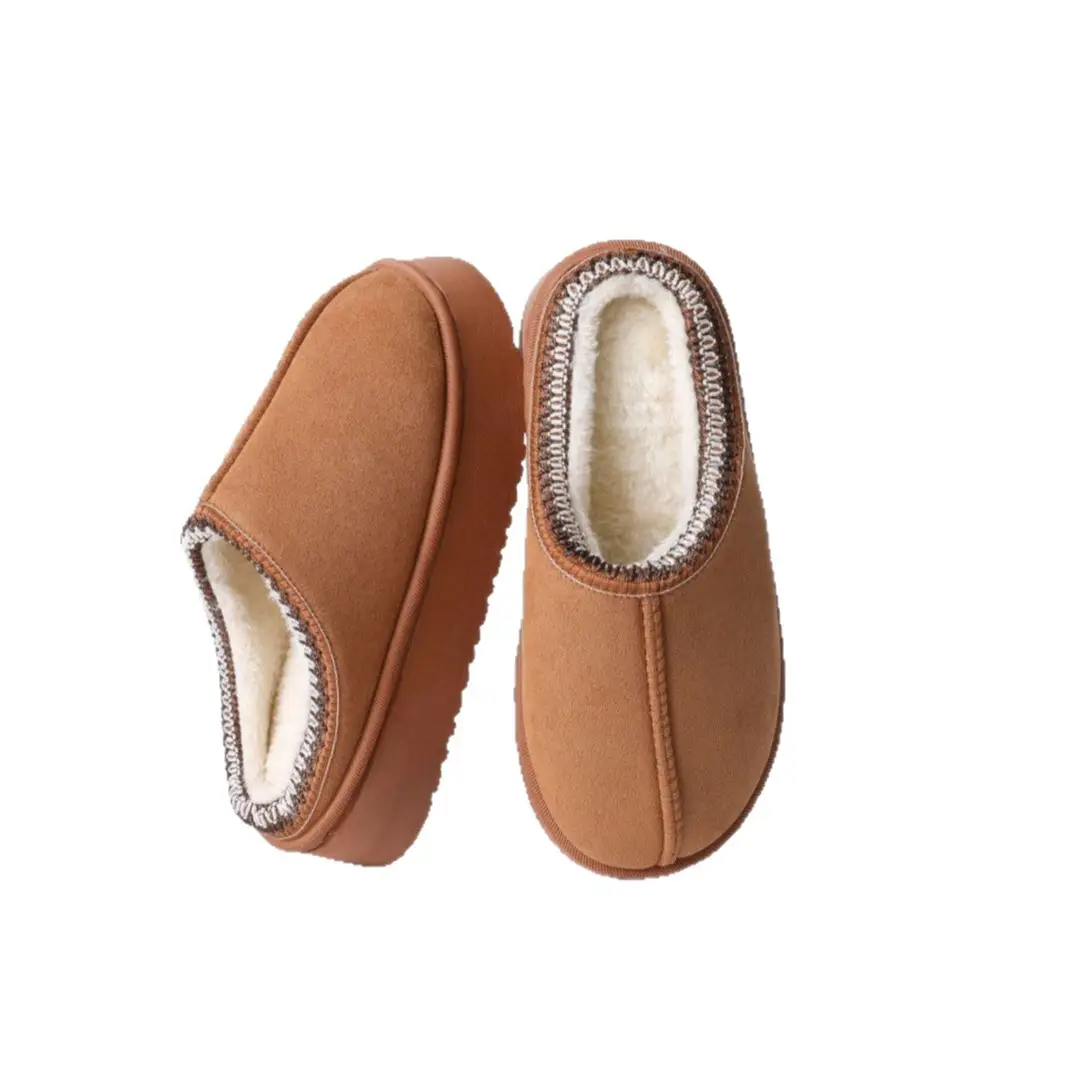 2025 New Suede Cotton Slippers for Women, Autumn and Winter Indoor Home Use, Thick-Soled, Comfortable, Trendy, Mori Girl Style, Furry - Image 11