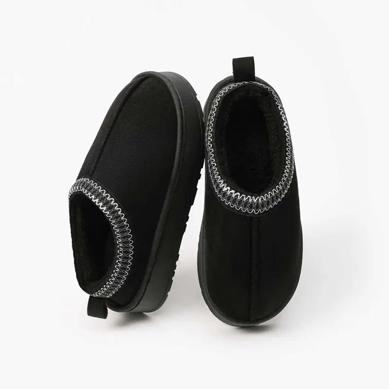 2025 New Suede Cotton Slippers for Women, Autumn and Winter Indoor Home Use, Thick-Soled, Comfortable, Trendy, Mori Girl Style, Furry - Image 4