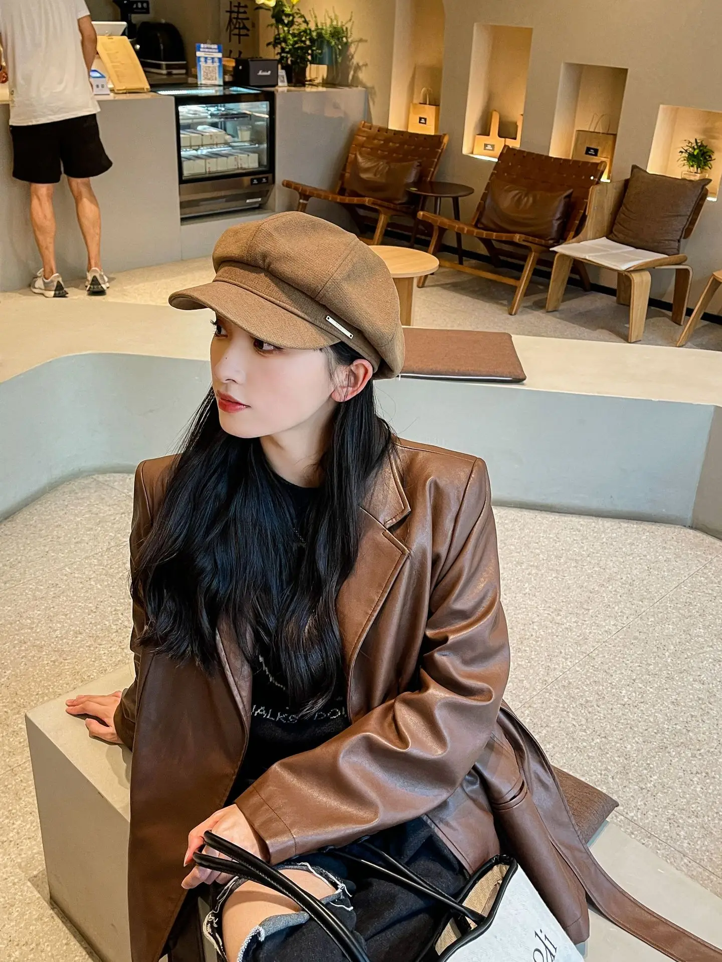 Women Duck Tongue Beret Hat Autumn Winter Korean Style — feature 1