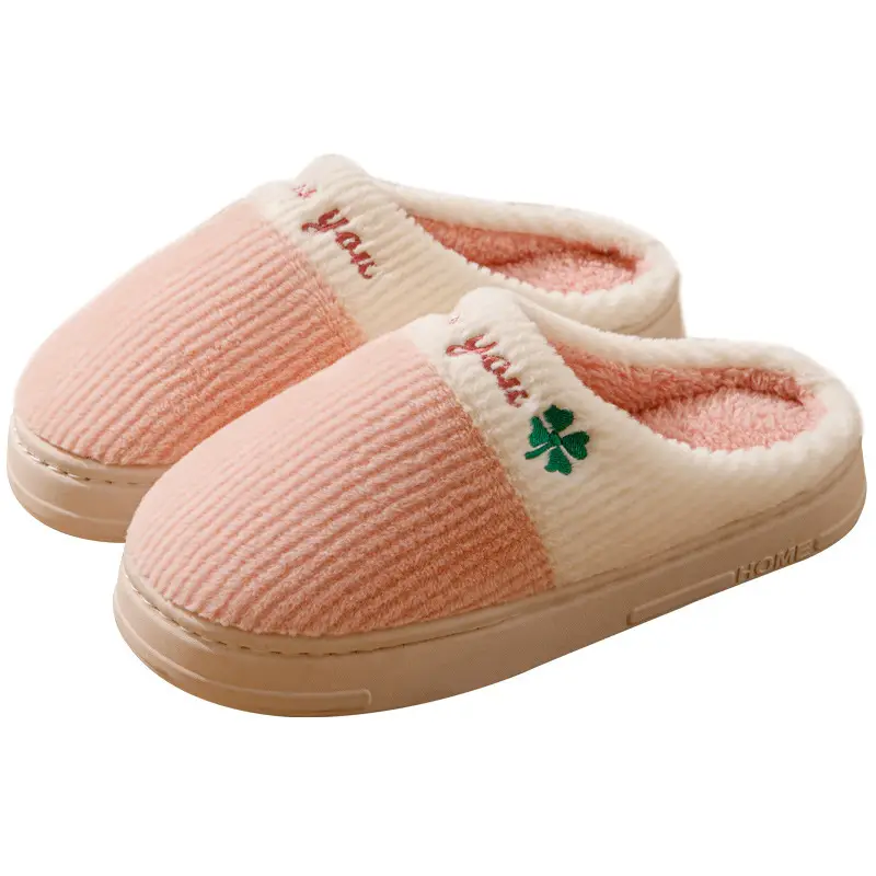Fleece Lined Warm Slippers Couple Non-Slip - Image 10