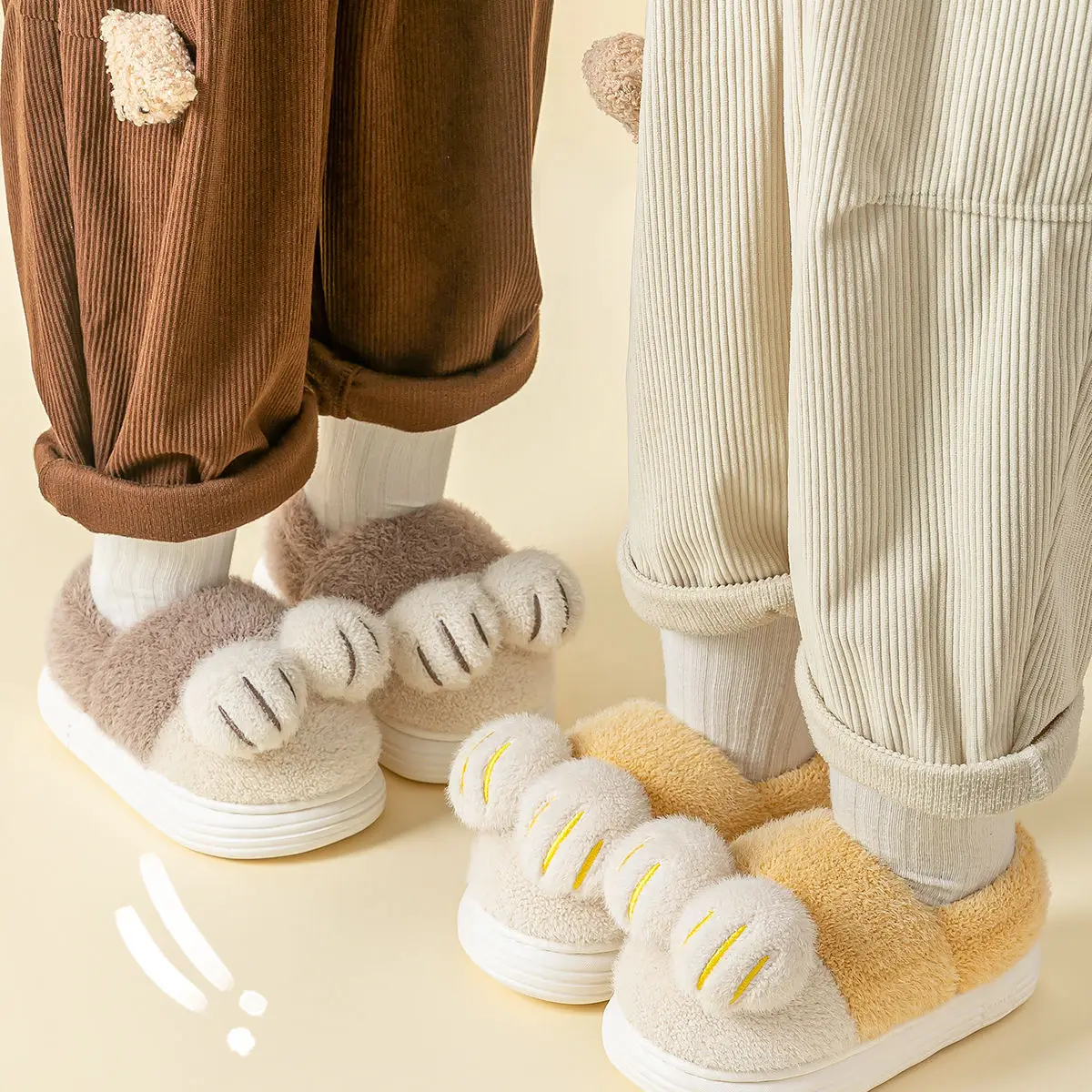 Warm Cartoon Furry Slippers for Girls Autumn Winter 2025 — feature 15
