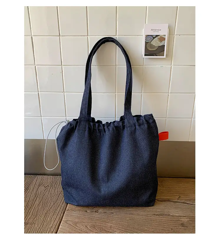 Denim Women Large Capacity Tomato Print Bag 2025 — feature 22