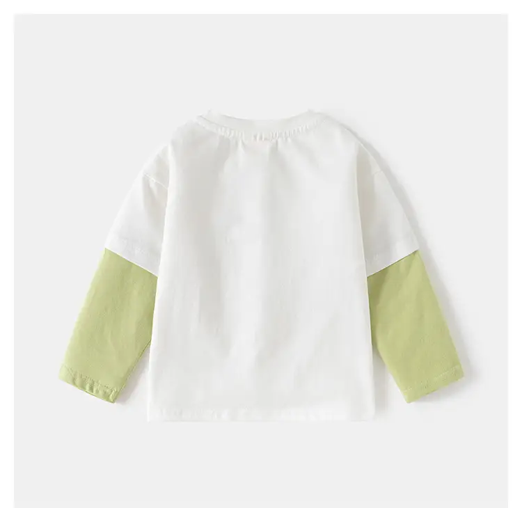 Children Grey Dinosaur Long Sleeve T-Shirt — feature 12