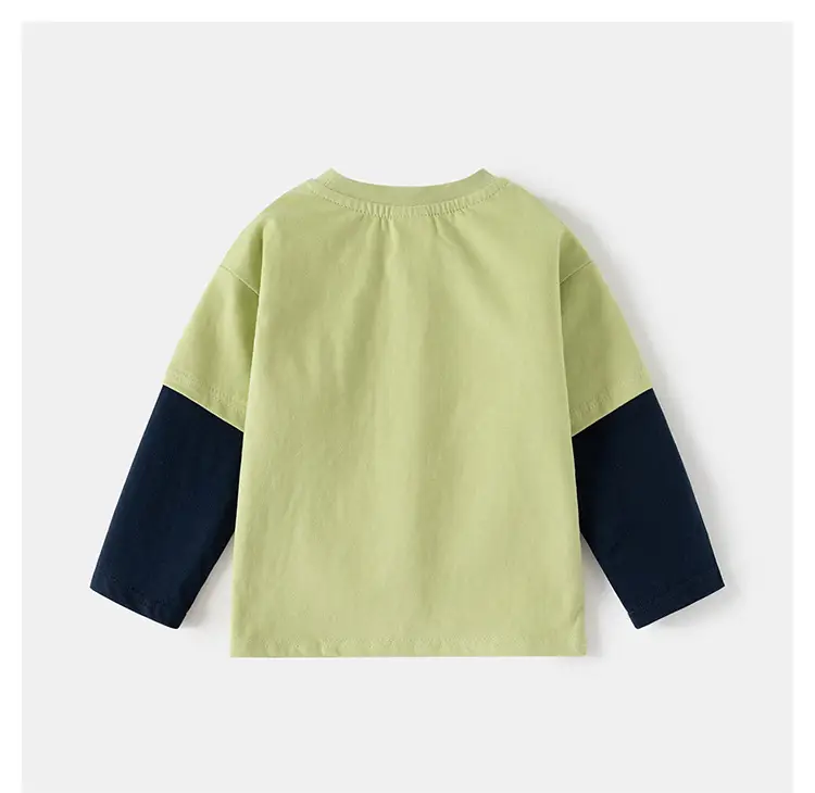 Children Grey Dinosaur Long Sleeve T-Shirt — feature 14
