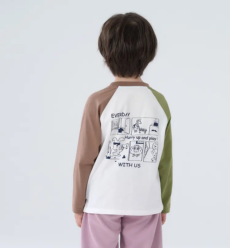 100% Cotton Boys T-Shirt with Sleeve Embroidery — feature 22