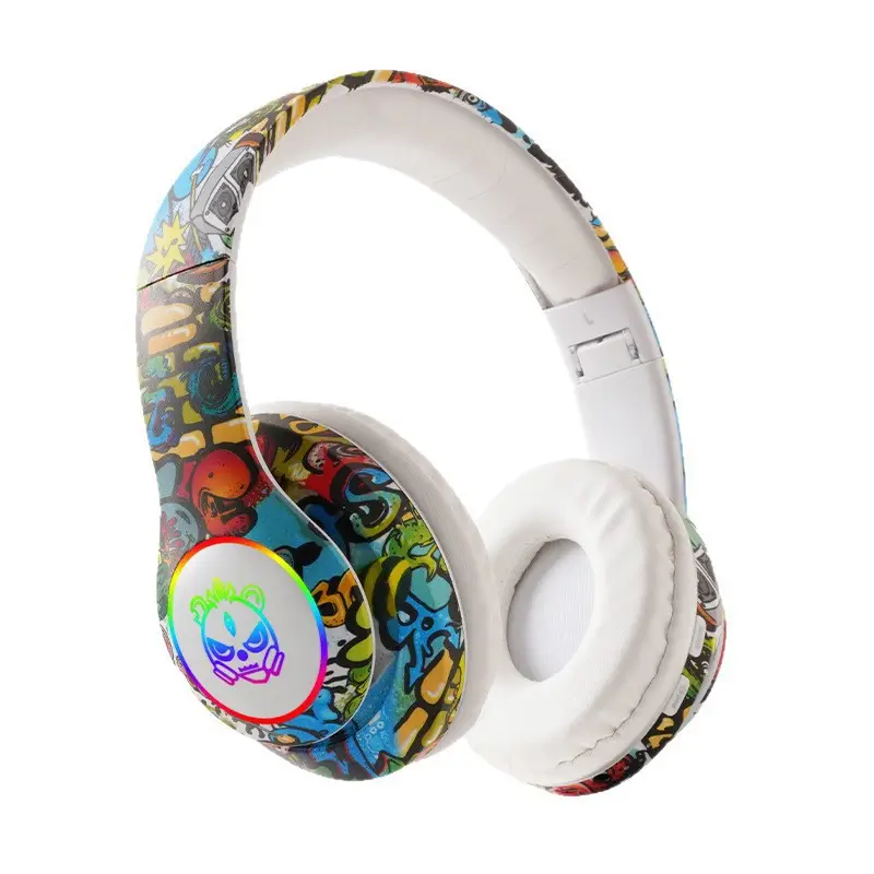 Bluetooth Headset with LED Lights & Colorful Design - Image 7