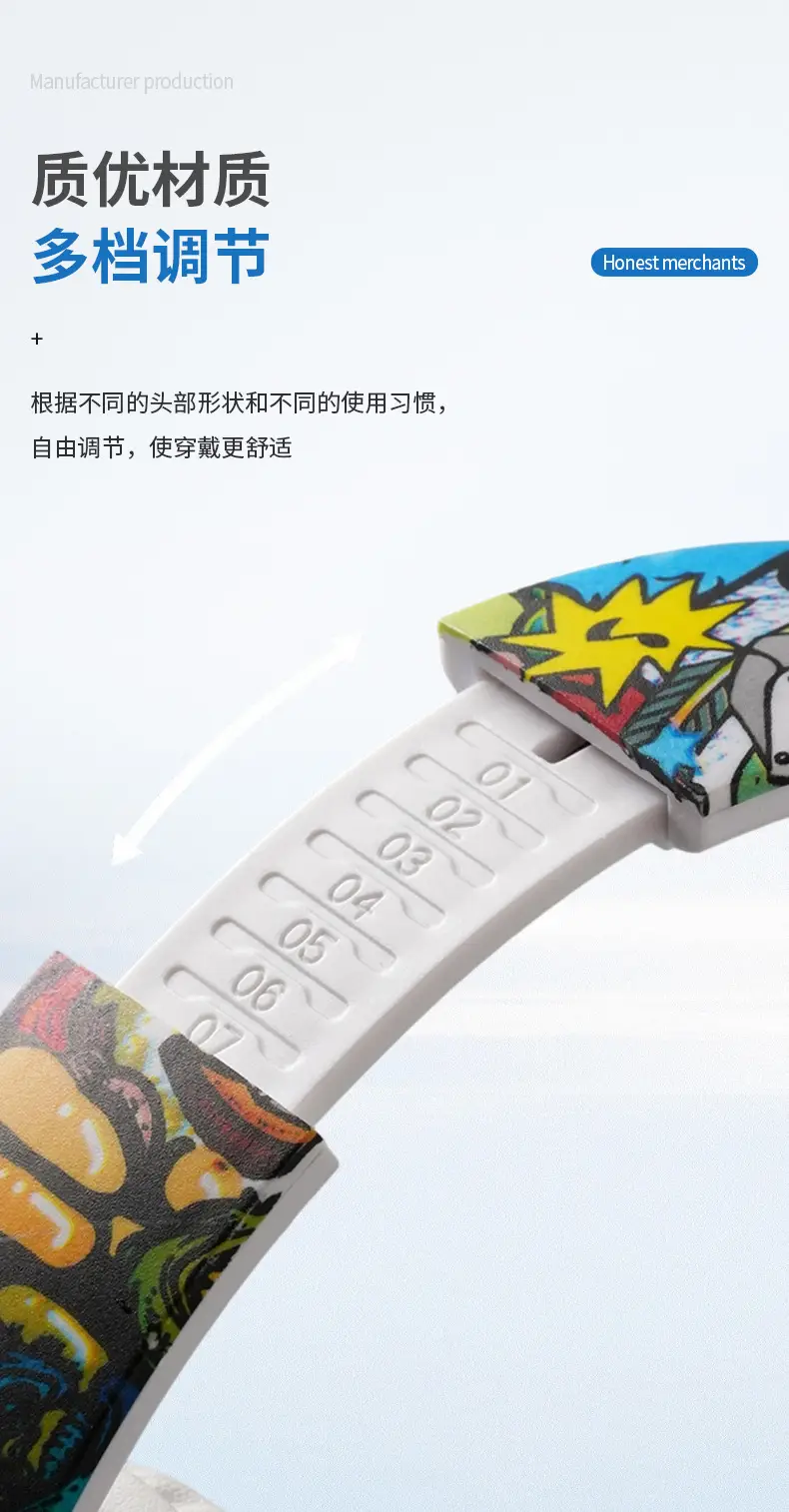 Bluetooth Headset with LED Lights & Colorful Design β feature 3