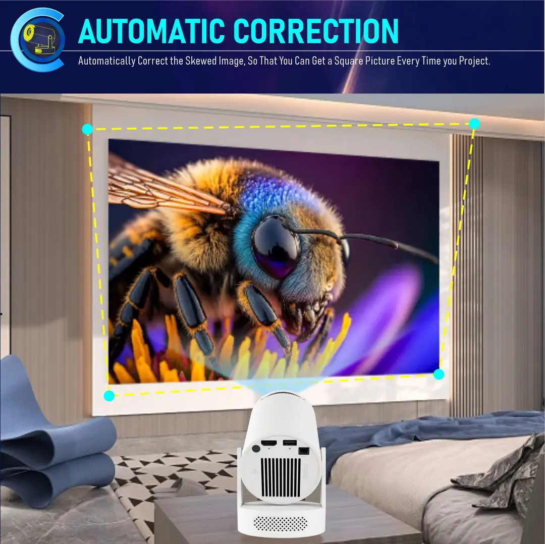 Cross-Border Hy300Ultra Projector 1080P Hd 4K Smart Home Portable Mini Hy300 Projector — feature 6