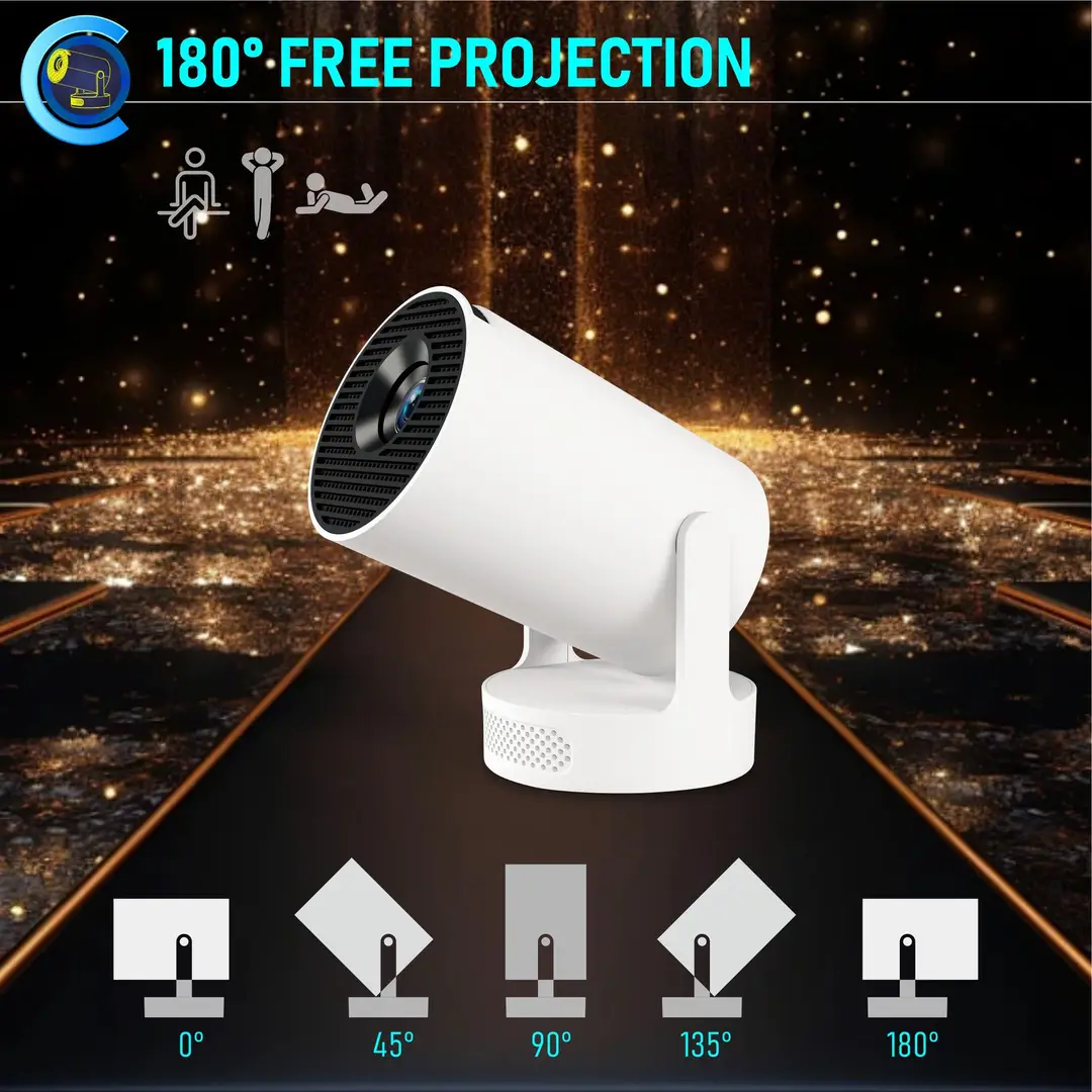 Cross-Border Hy300Ultra Projector 1080P Hd 4K Smart Home Portable Mini Hy300 Projector — feature 7