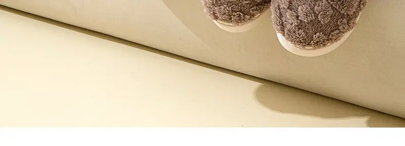 Cotton Slippers Green Gray Warm Indoor Home — feature 18