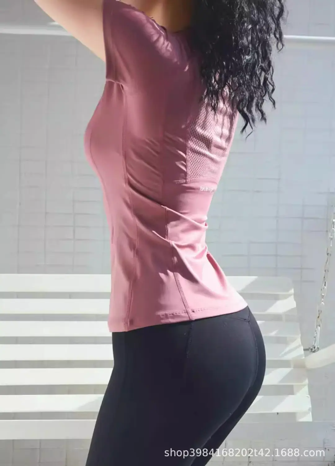 Quick-Drying Fitness Clothes for Women, Sports T-Shirts, Slimming Look Yoga Clothes, Tops, Running Beautiful Back Short-Sleeved Sports Short-Sleeved Women's Clothes — feature 15