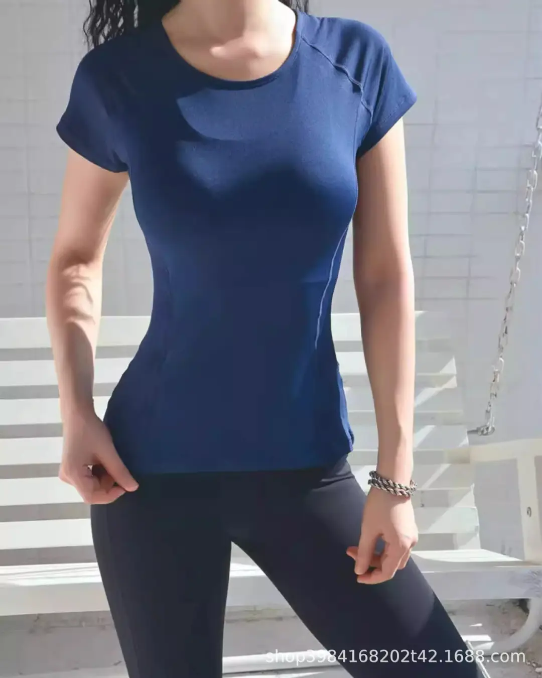 Quick-Drying Fitness Clothes for Women, Sports T-Shirts, Slimming Look Yoga Clothes, Tops, Running Beautiful Back Short-Sleeved Sports Short-Sleeved Women's Clothes — feature 23