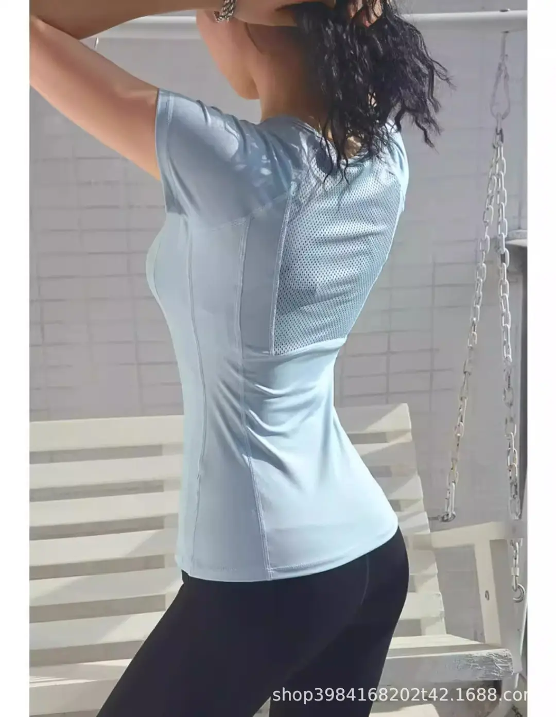 Quick-Drying Fitness Clothes for Women, Sports T-Shirts, Slimming Look Yoga Clothes, Tops, Running Beautiful Back Short-Sleeved Sports Short-Sleeved Women's Clothes — feature 29