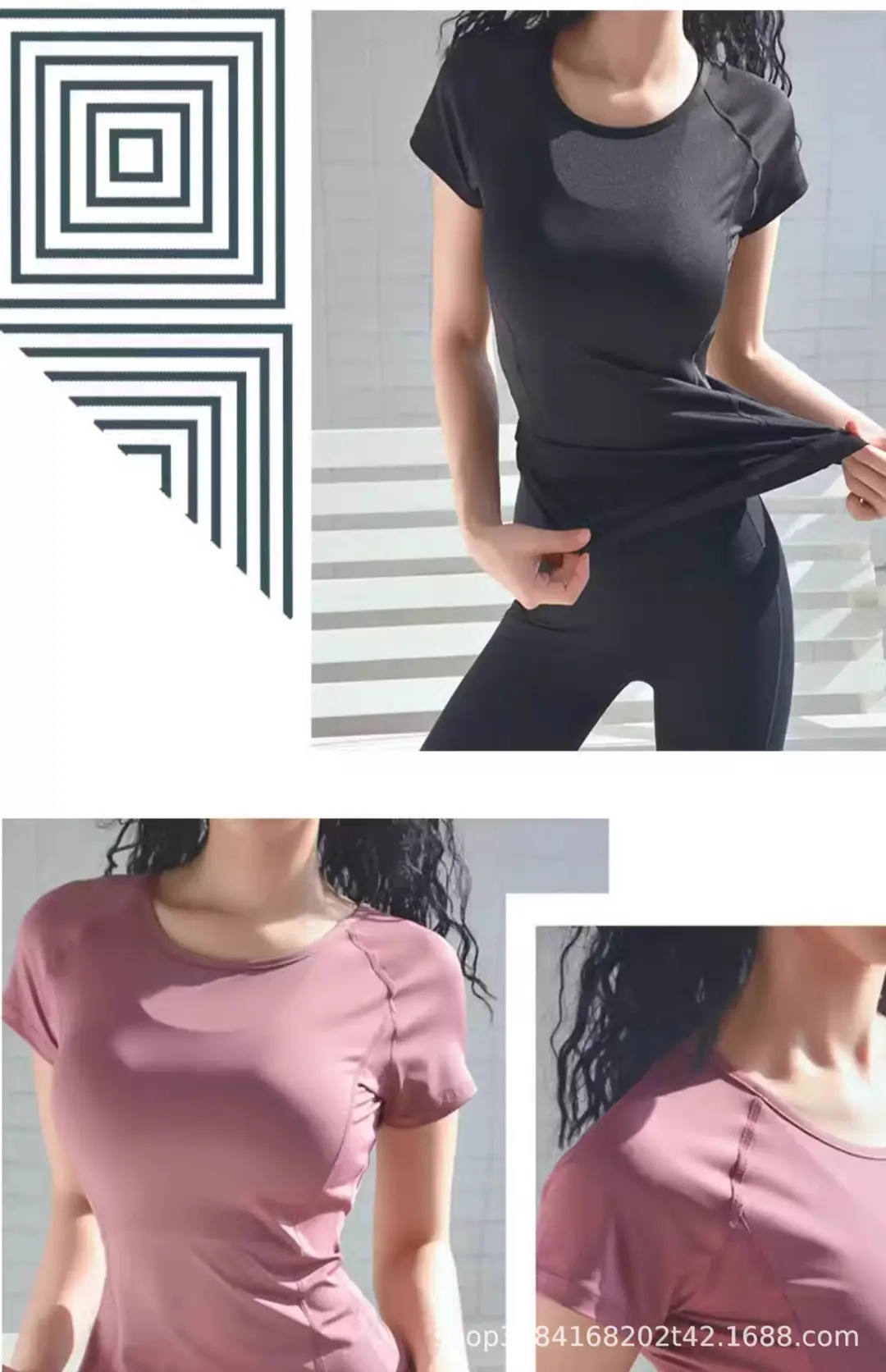 Quick-Drying Fitness Clothes for Women, Sports T-Shirts, Slimming Look Yoga Clothes, Tops, Running Beautiful Back Short-Sleeved Sports Short-Sleeved Women's Clothes — feature 6