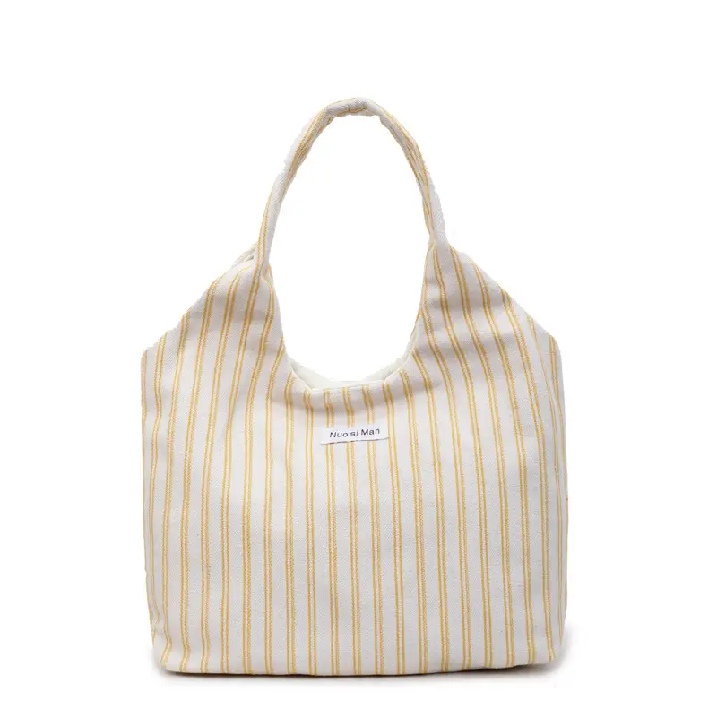Women Striped Shoulder Bag Large Capacity Commuter - Image 8