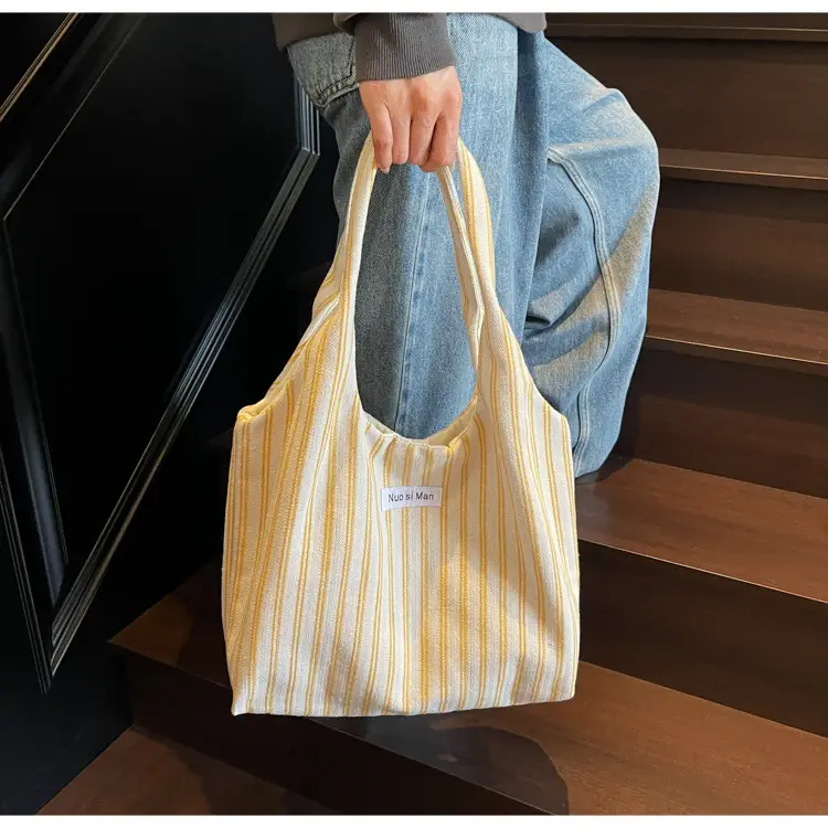 Women Striped Shoulder Bag Large Capacity Commuter — feature 20