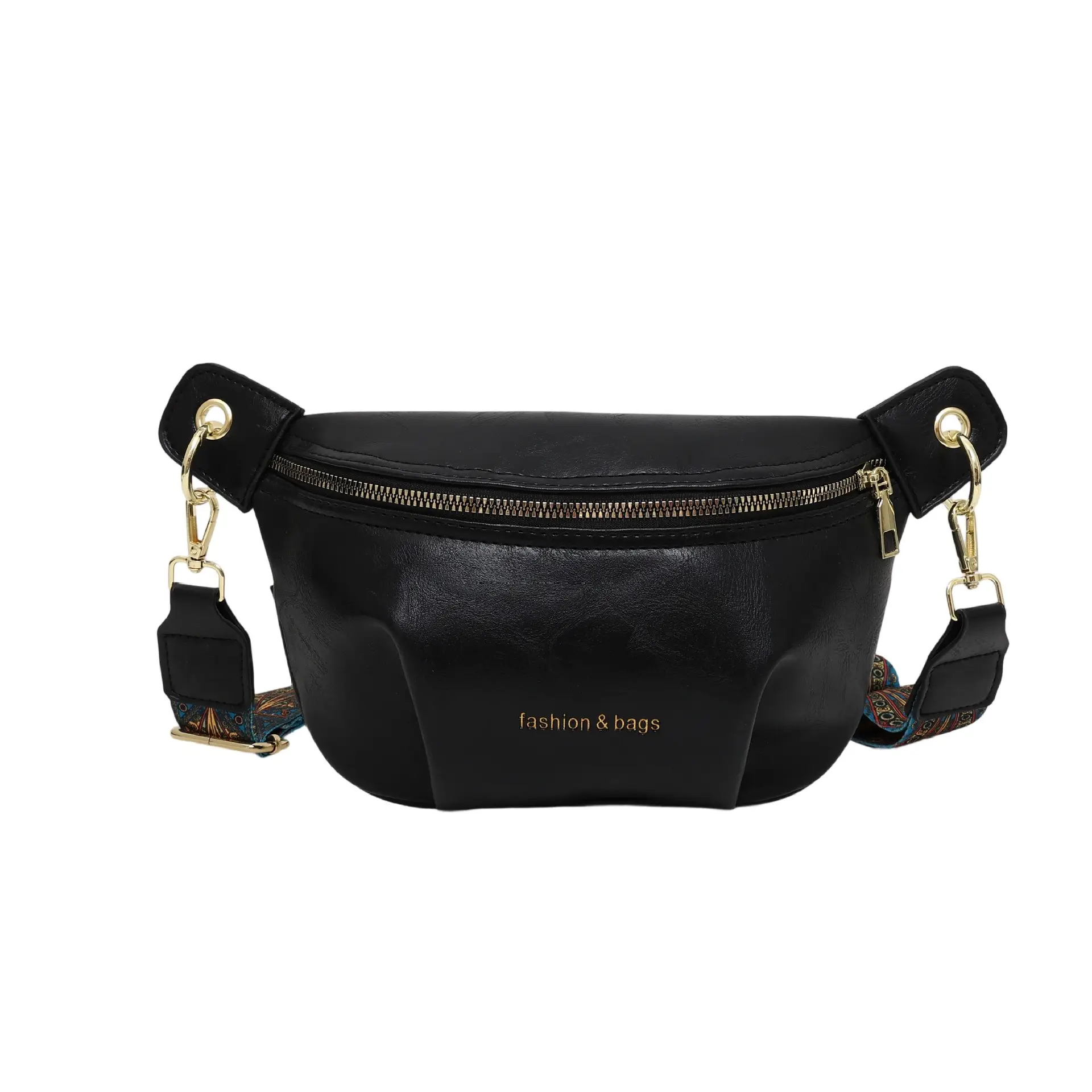 Retro Textured Pu Chest Bag Women's Shoulder Crossbody - Image 2