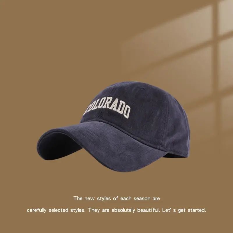 Men Red Colorado Baseball Cap 2024 Wide Brim - Image 5