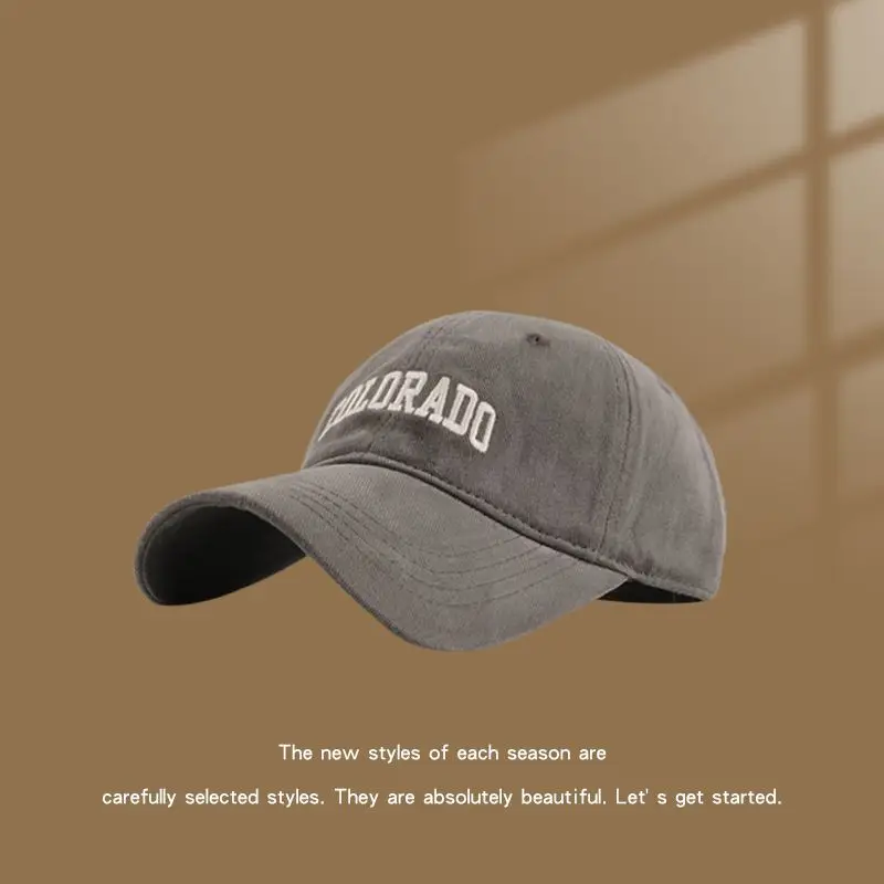 Men Red Colorado Baseball Cap 2024 Wide Brim - Image 6