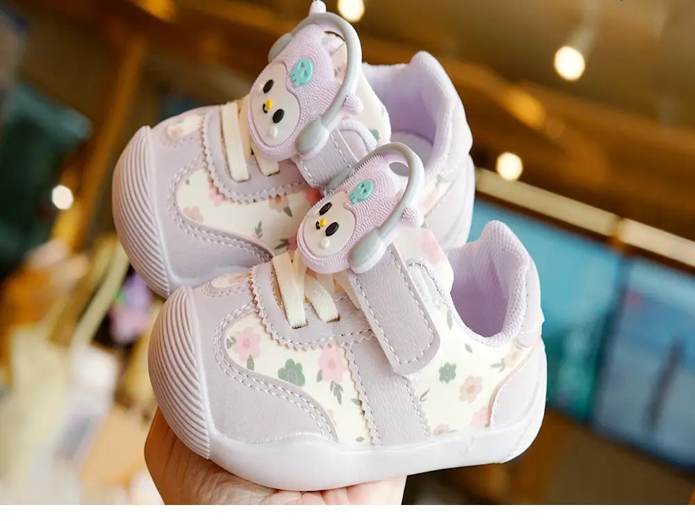 Pink Floral Toddler Shoes for 1-2 Years Old — feature 4