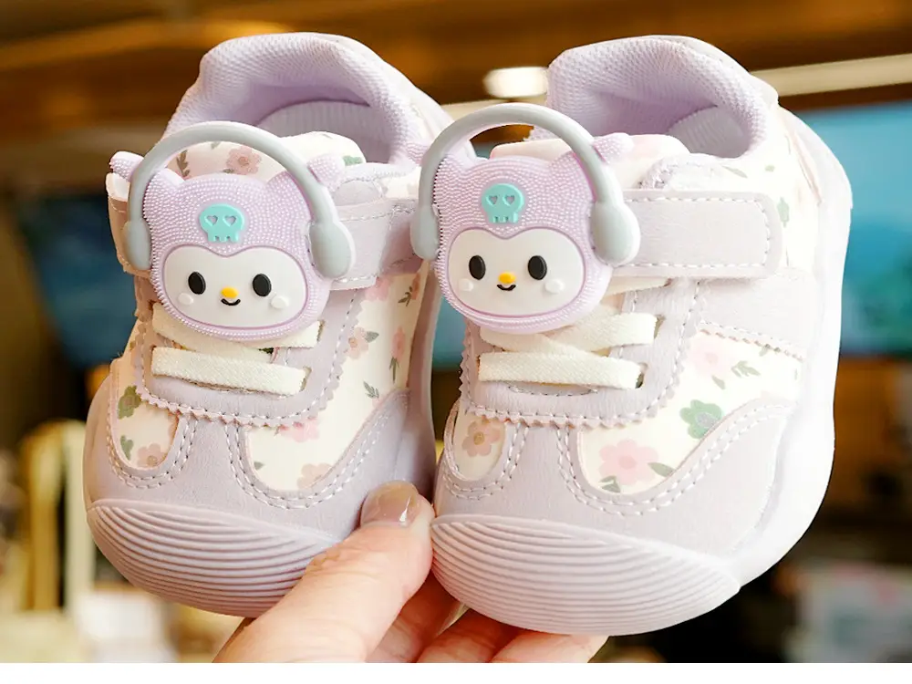 Pink Floral Toddler Shoes for 1-2 Years Old — feature 5