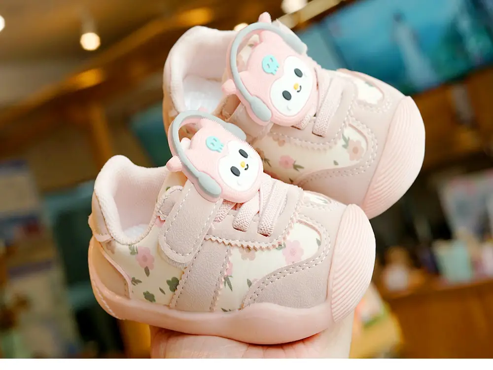 Pink Floral Toddler Shoes for 1-2 Years Old — feature 8