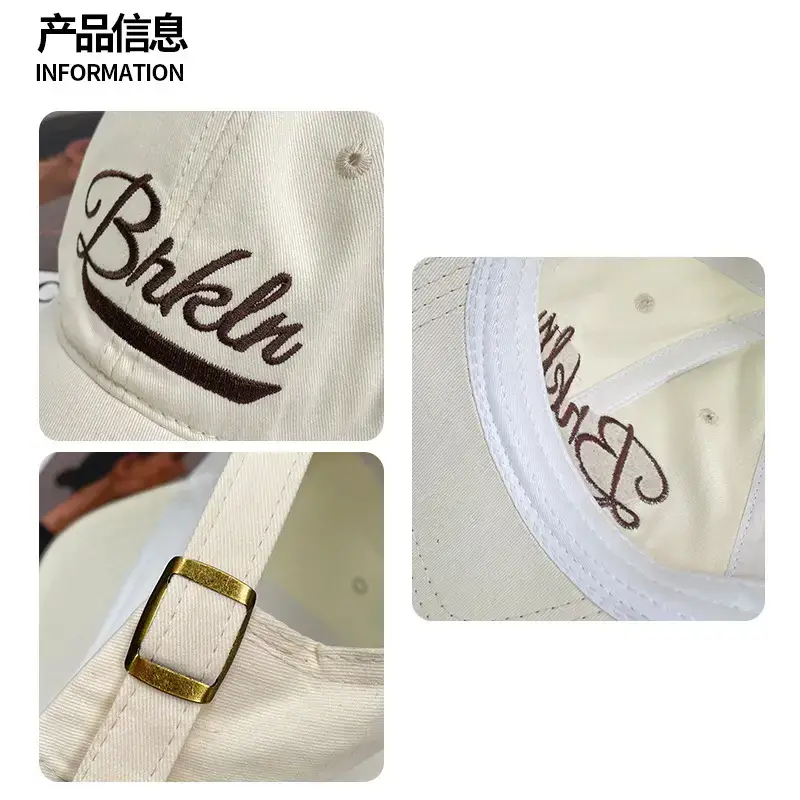 Vintage Blue Bike Cap with "Bike" Print 54.6cm - Image 8