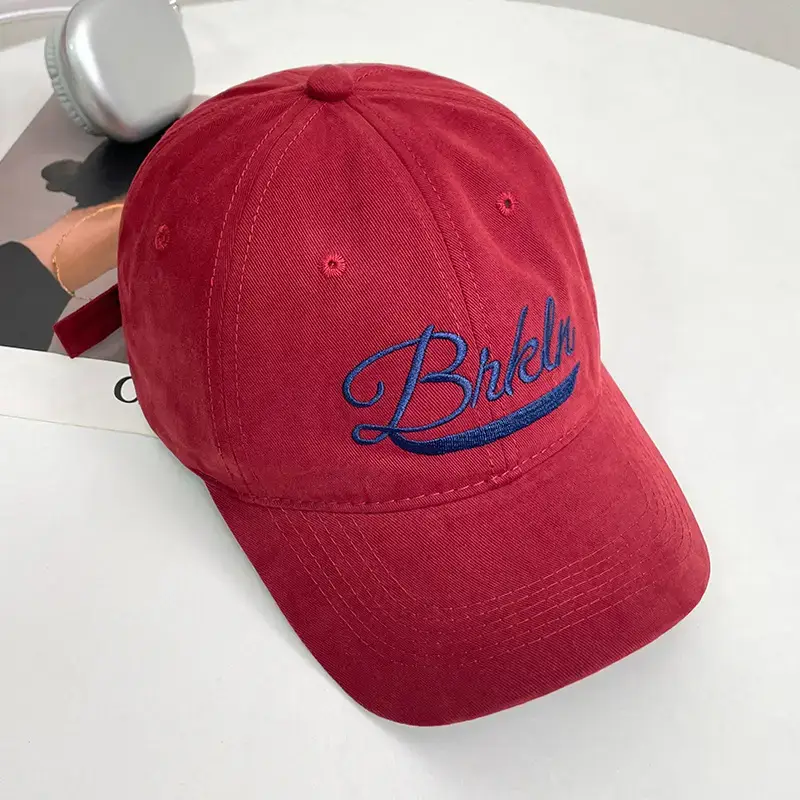 Vintage Blue Bike Cap with "Bike" Print 54.6cm — feature 9