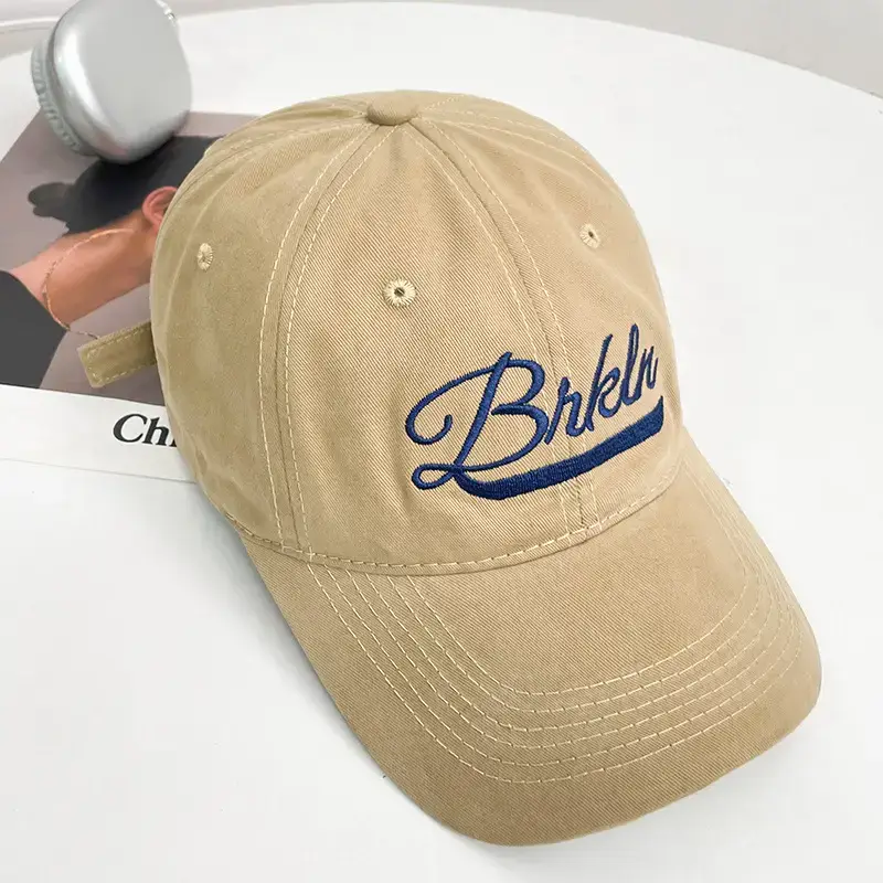 Vintage Blue Bike Cap with "Bike" Print 54.6cm - Image 2