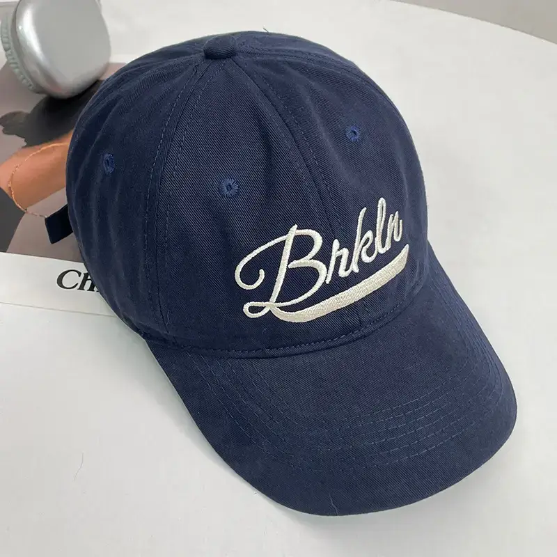 Vintage Blue Bike Cap with "Bike" Print 54.6cm - Image 5