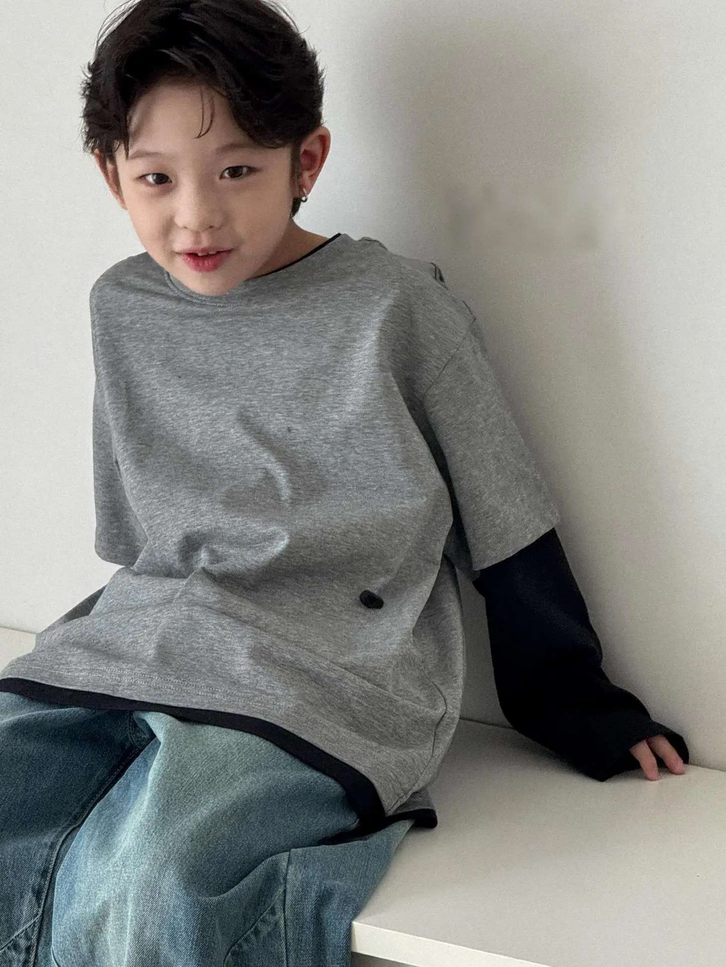 Korean Style Boys Sweatshirt 2026 Autumn - Image 5