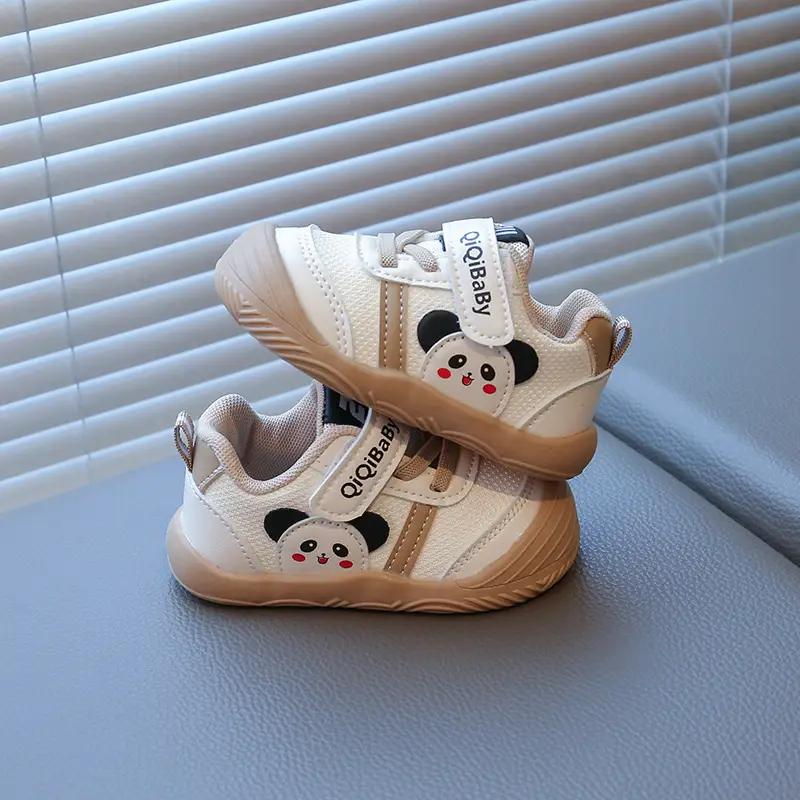 Spring and Autum Baby Girl Shoes, Boys' Sneakers, 1-3 Years Old, 2 Baby White Shoes, Casual Soft-Soled Toddler Shoes, Anti-Falling - Image 4