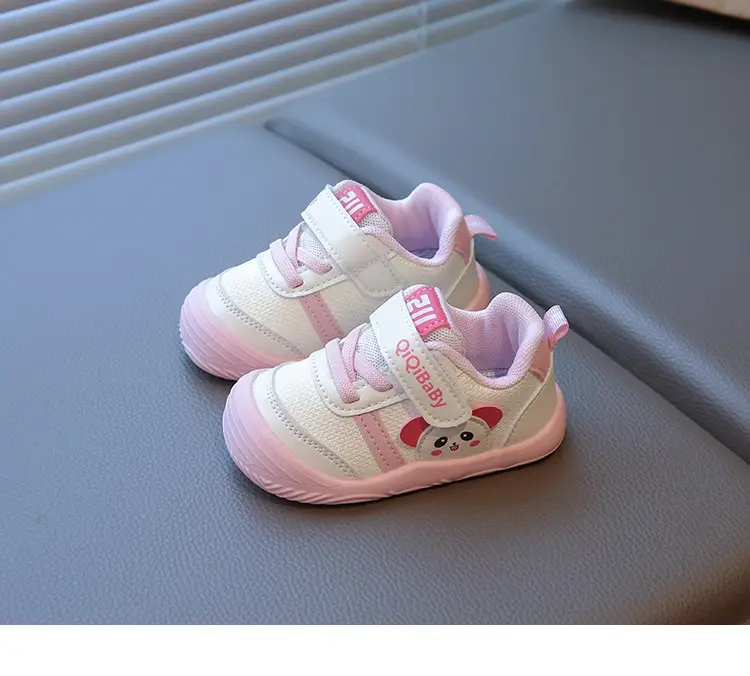 Spring and Autum Baby Girl Shoes, Boys' Sneakers, 1-3 Years Old, 2 Baby White Shoes, Casual Soft-Soled Toddler Shoes, Anti-Falling — feature 8