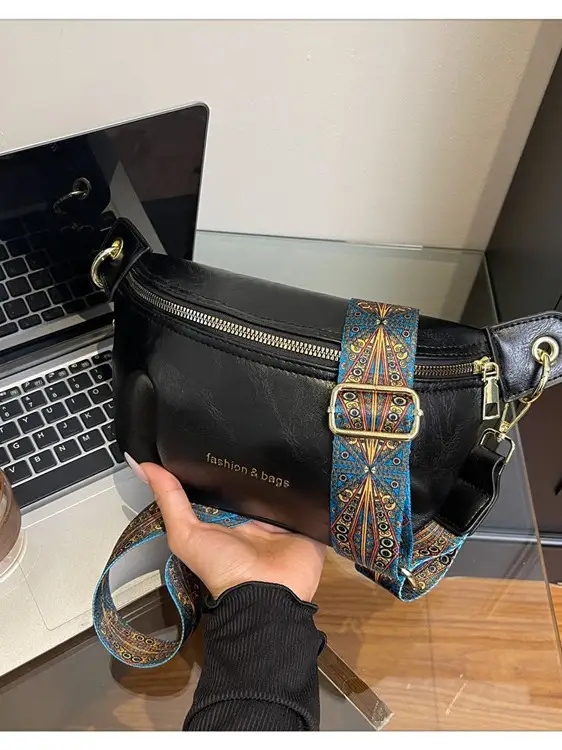 Retro Crossbody Bag Women Brown Leather 2025 - Image 7