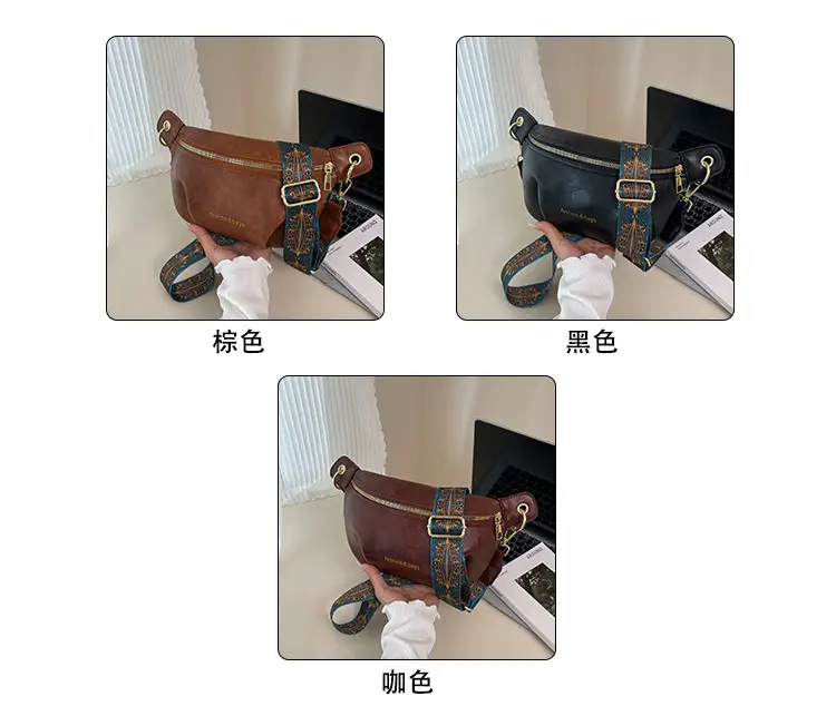 Retro Crossbody Bag Women Brown Leather 2025 — feature 3