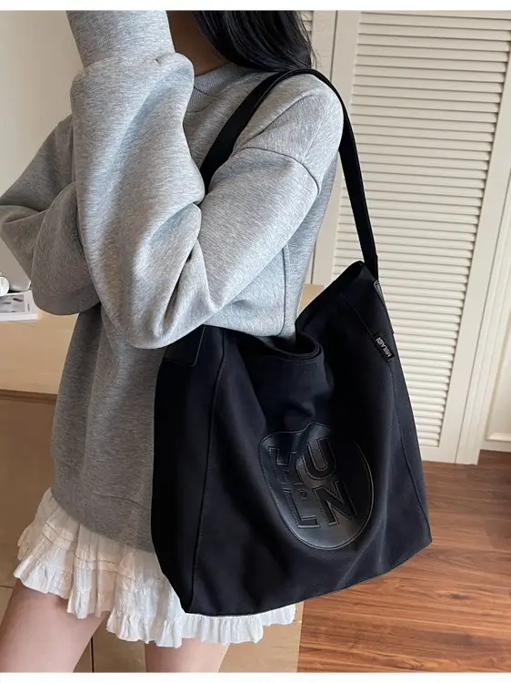 Women's Cross-Border Canvas Tote Bag with Logo - Image 4
