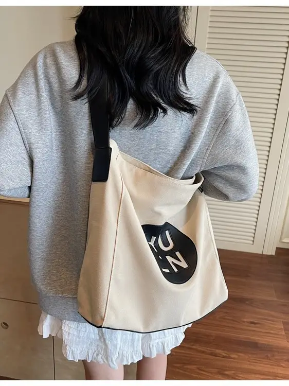 Women's Cross-Border Canvas Tote Bag with Logo - Image 5