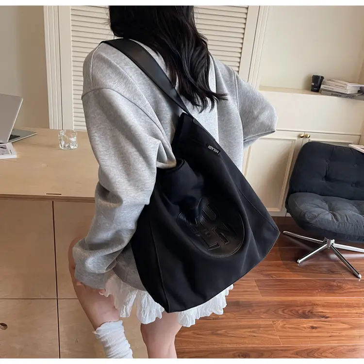Women's Cross-Border Canvas Tote Bag with Logo — feature 18