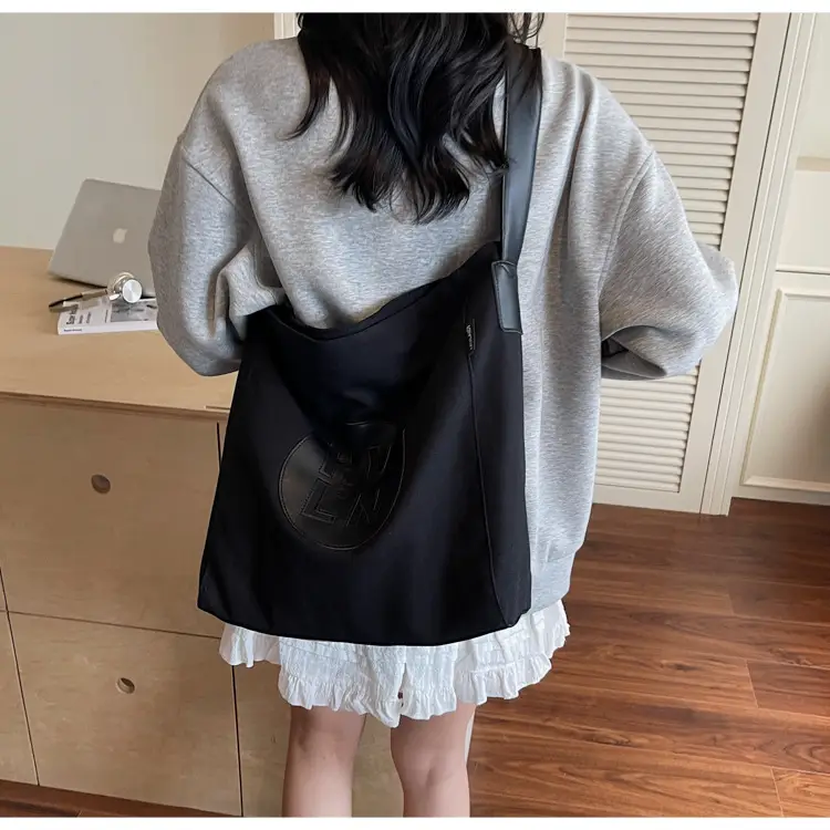 Women's Cross-Border Canvas Tote Bag with Logo — feature 20