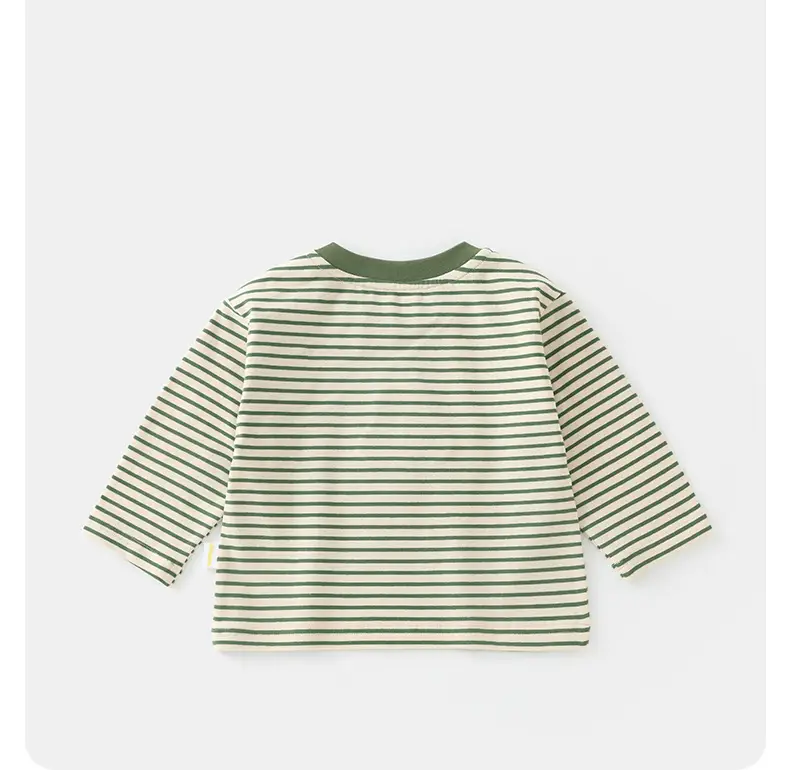 Duuduu Kids T-Shirt Striped Long Sleeve Autumn — feature 12