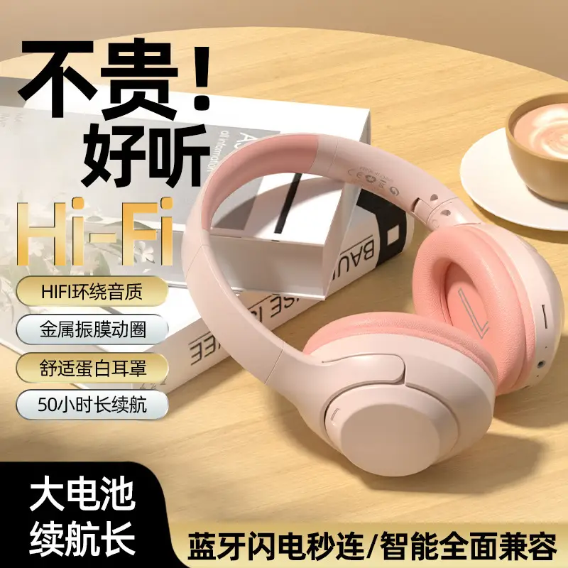 2024 New Bluetooth Headset White V630 - Image 9