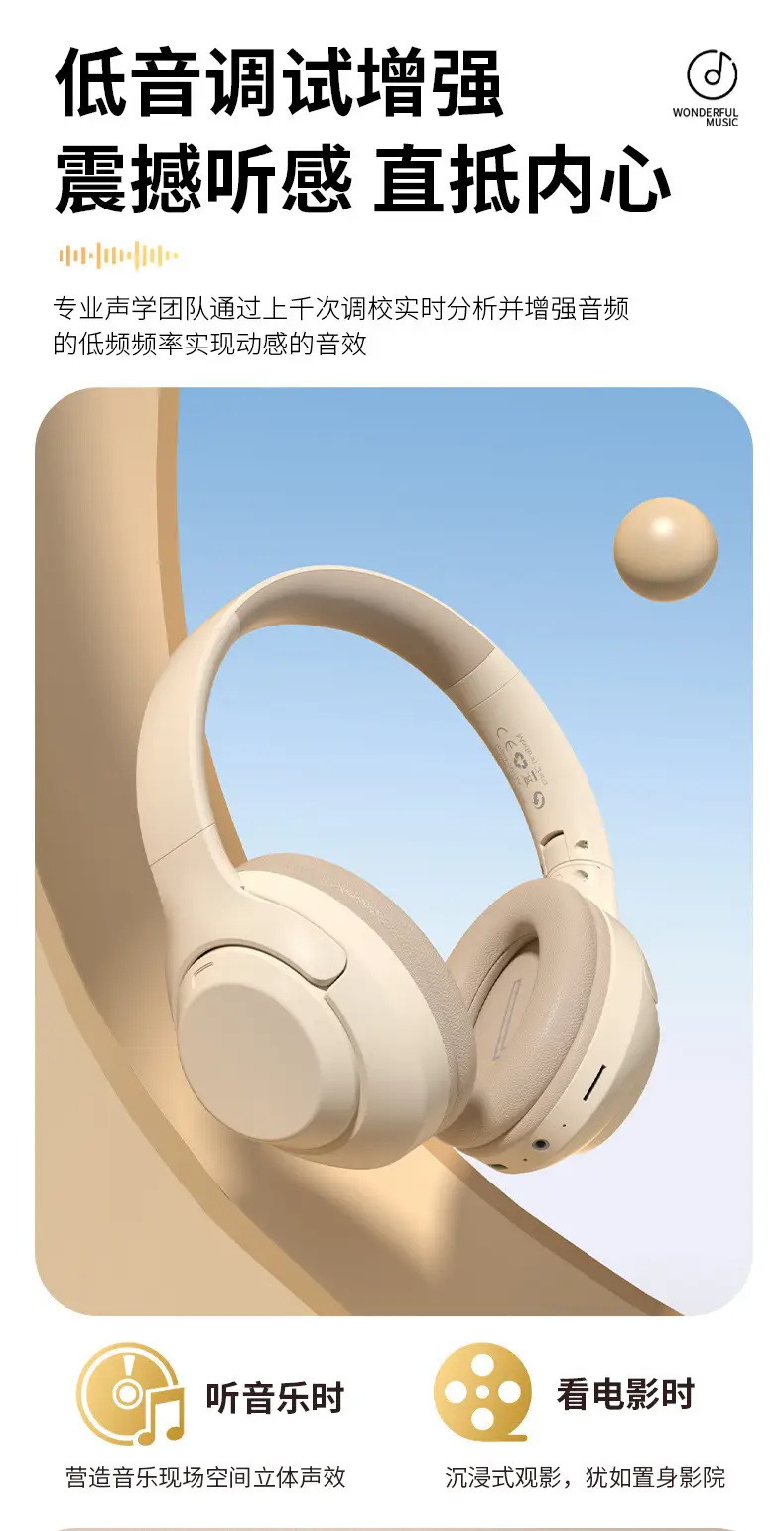 2024 New Bluetooth Headset White V630 β feature 12