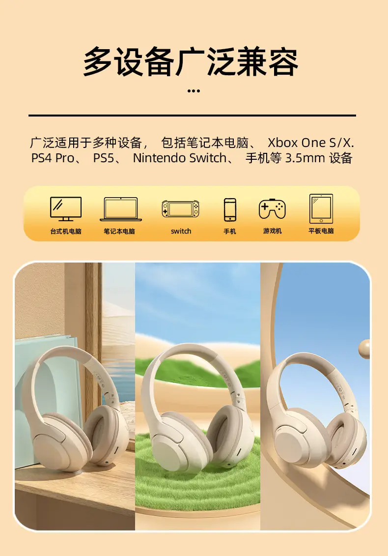 2024 New Bluetooth Headset White V630 β feature 14