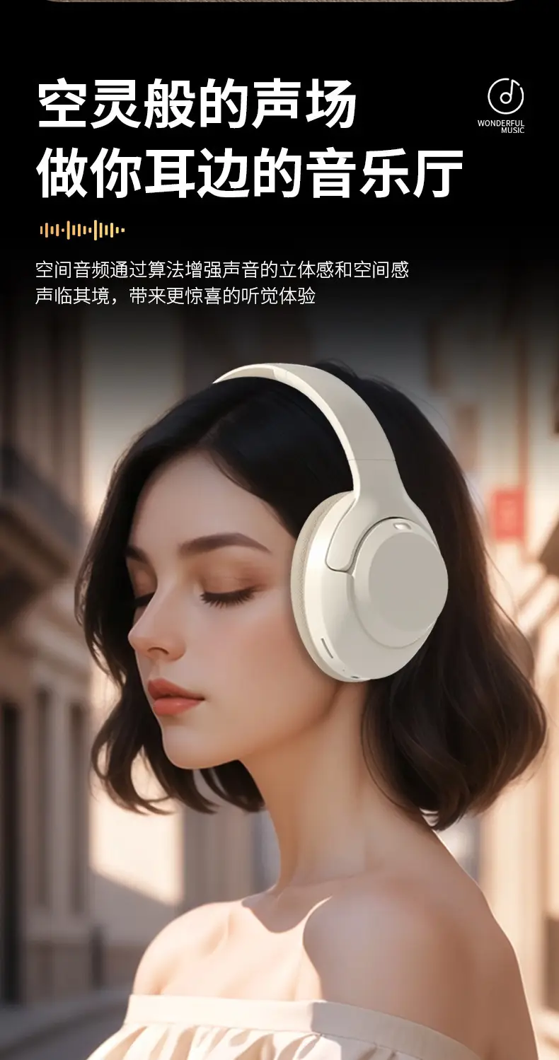 2024 New Bluetooth Headset White V630 β feature 6