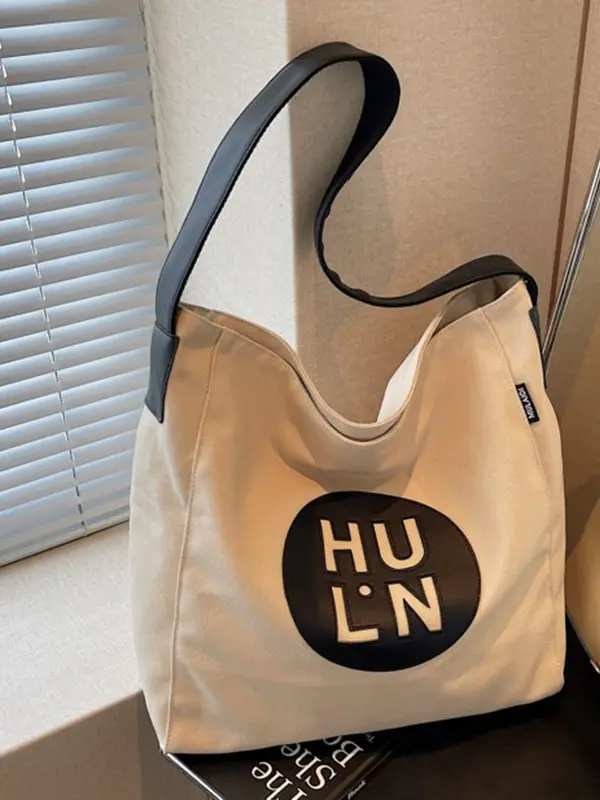 Women's Canvas Crossbody Bag with Logo 2026 - Image 3